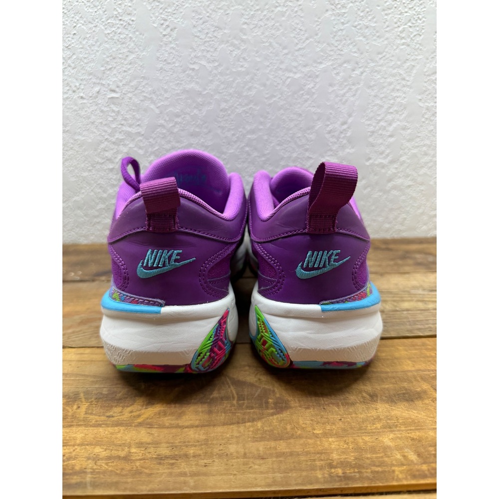 Size 5Y - Nike Zoom Freak 5 GS Alphabet Bros Purple Basketball | DZ4486-500 - Picture 4 of 9